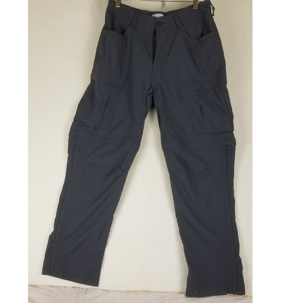 REI Co-op Sahara Convertible Cargo Pants Mens 32x30 Gray NWOT Hiking Zip Off